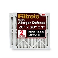 Filtrete 20x20x1 AC Furnace Air Filter, MERV 11, M