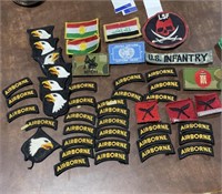MILITARY PATCHES SCREAMING EAGLES ETC