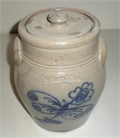 Ethan Allen Crock w/Lid  9 inches tall