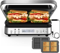Panini Press Grill Sandwich Maker With Removable