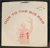 Vintage Ode to the Big Red 45 & 2010 Game Ticket