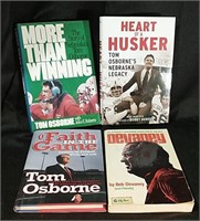 4 Tom Osborne & Bob Devaney Books