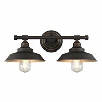 WESTINGHOUSE IRON HILL 2 LIGHT VANITY