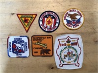 6 x Vintage SCOUTING Crests, Patches