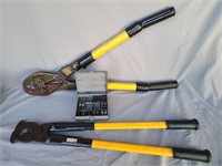 Cable cutter and crimper