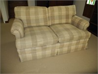 Plaid Love Seat