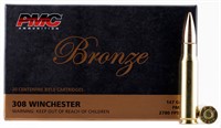 PMC 308B Bronze Target 308 Win 147 gr Full Metal J