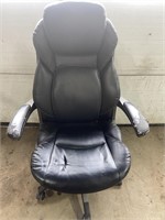 Lazyboy Dark Leather Office Chair (pre-owned Well