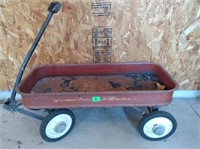 Western Flyer antique red wagon