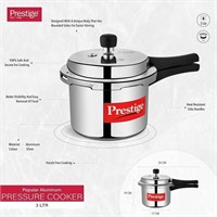 Prestige PPAPC3 Popular Aluminum Pressure Cooker,