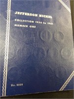 Jefferson Nickel Collection 1938-1961. No. 9009.