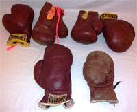Vintage boxing gloves.