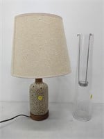 table lamp and candle holder