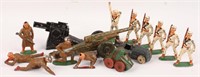 15 METAL LEAD TOY SOLDIERS & MORE