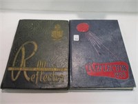 1955 & 1956 Reflector Yearbooks, Galesburg, IL