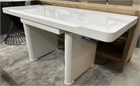 Modern White Work Desk. with Adjustable Height