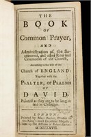 British 1781 The Book of Common Prayer Hard Cover