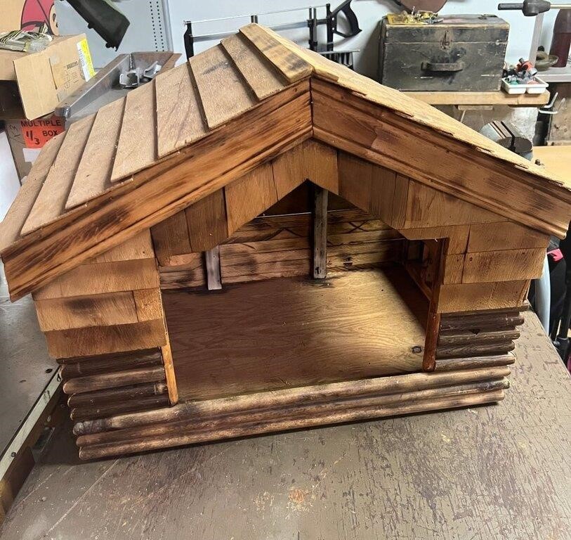 Large Hand Made Wooden Cabin
