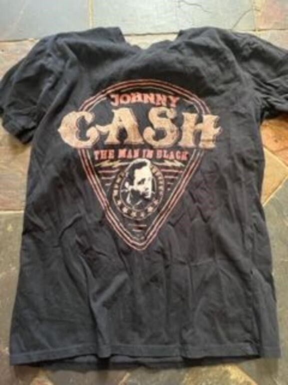 Johnny cash band tee xs