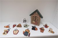 Country Decor Welcome w/ 12 Hanging Decorations