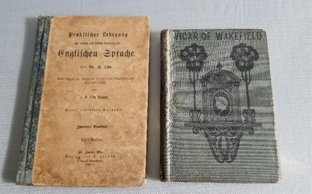 2 Vintage Books -Vicar of Wakefield and