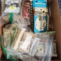 S2 30pc+ Hardware: Hinges, Mousetraps, nuts,