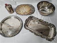 SILVER PLATED LOT ALL BETWEEN 4.5"-13"