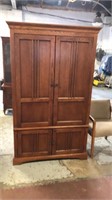 Wood tv cabinet