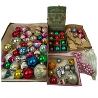 Vintage Shiny Brite & Assorted Christmas Ornaments