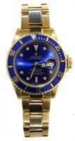 18kt Gold Gent's Rolex Oyster Perpetual Submariner