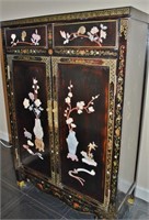 Oriental Cabinet with Double Doors & Drawers with