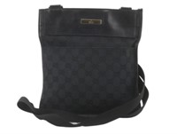 Gucci Black Canvas Shoulder Bag