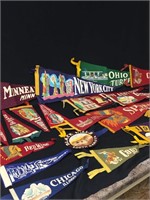 Vintage Souvenir Banners, HUGE lot