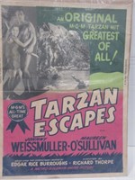 Vintage Tarzan Escapes R54-469 30x40 Poster