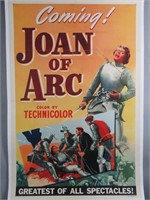 Joan of Arc (1948) Linen Backed Movie Poster