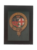 Framed Lancashire and Yorkshire Railway Crest