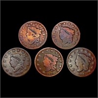 [5] Varied US Large Cents [1816, 1825, 1928,
