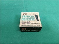 Hornady Critical Defense 9x18mm Makarov one box