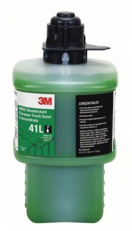 3M Cleaner and Disinfectant: 41L, Fits Twist 'n