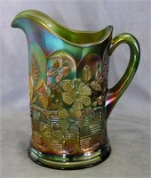 Springtime water pitcher - green