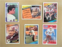 6 John Riggins Cards 1978 & 1984 + Highlights etc