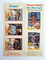 1987 Baseball Card Magazine Uncut Cards