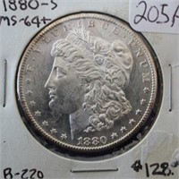 1880-S Morgan Silver Dollar Coin