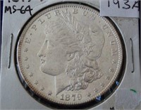 1879-S Morgan Silver Dollar Coin