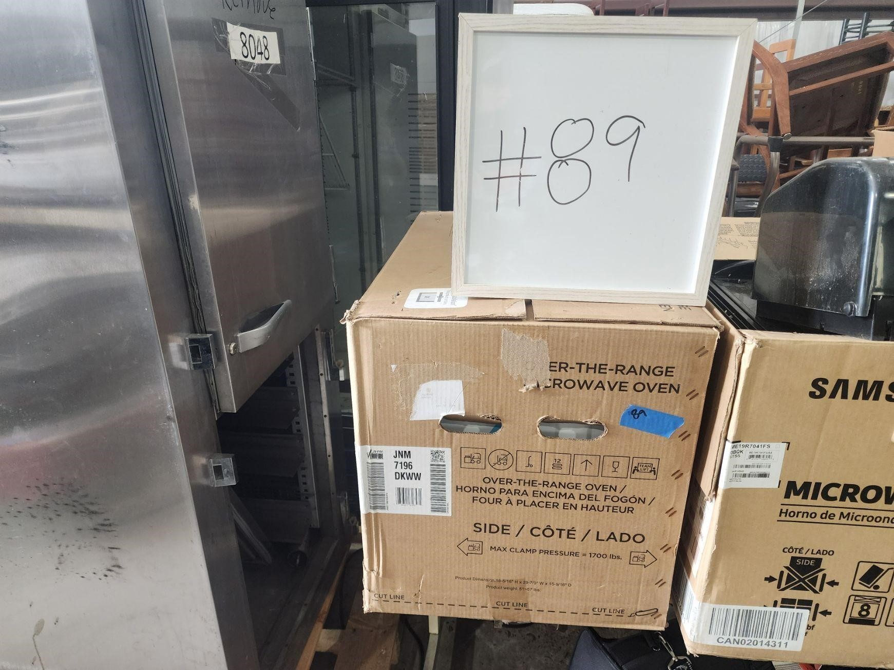 New open box Microwave