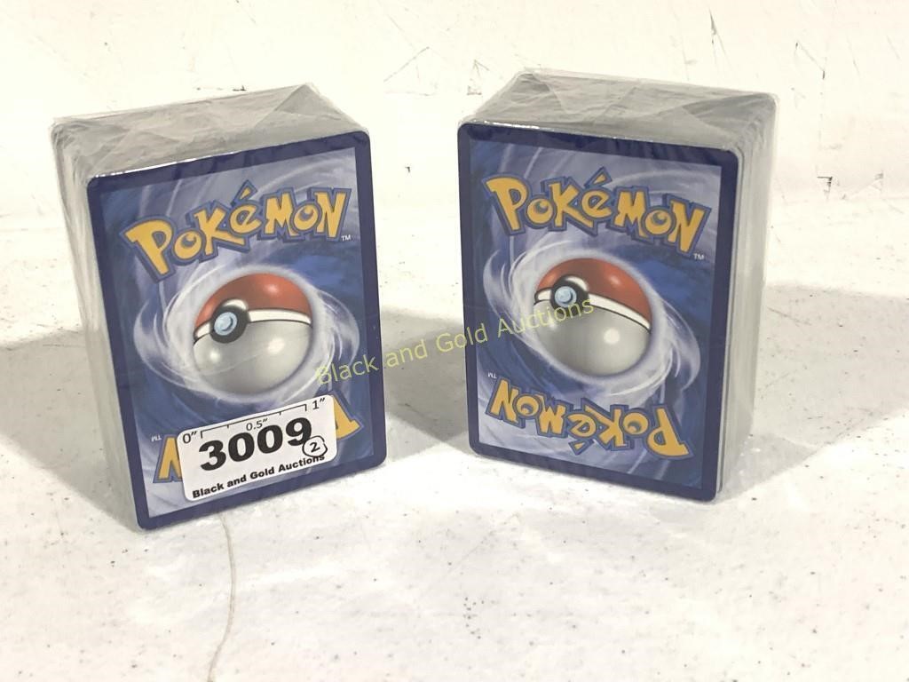 2 NIP Large Packs Pokémon Cards