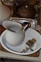 Wash Stand Pitcher, US Stamping Co. Oval Baker,