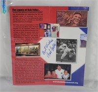Mlb Indians Bob Feller Signed Brochure