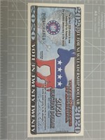 Vote in 2020 Novelty Banknote