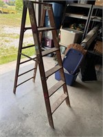Solid 5 Foot Tall Wooden Ladder